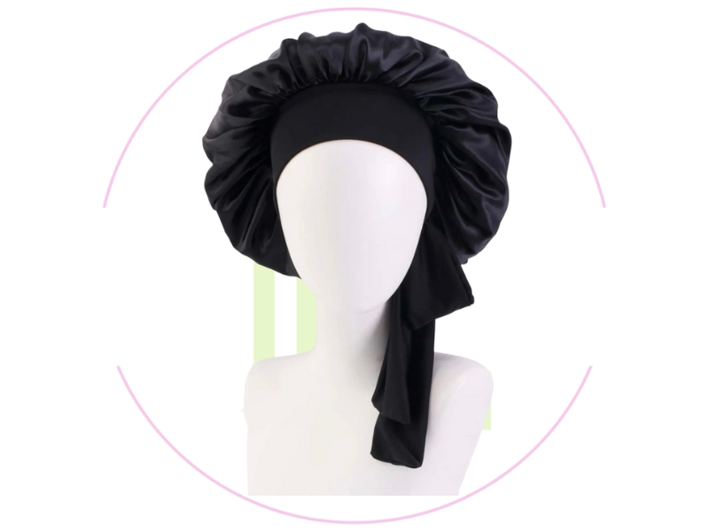 Satin Bonnet with Ties